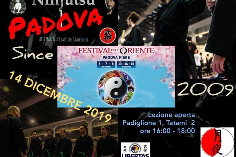 Ninjutsu Padova al Festival dell’oriente – Sabato 14 dicembre 2019